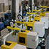 Máquinas trabajando en termoplastico